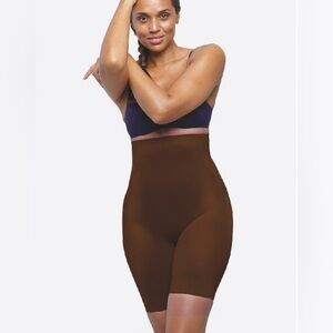 Ruby Ribbon | High Waist Thigh Slimmer in Mocha, #4019